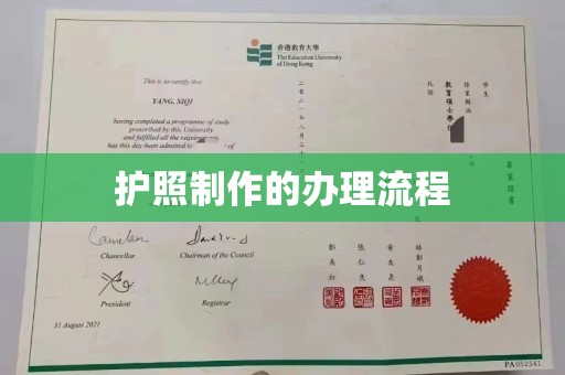 东源护照制作的办理流程