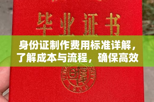 东源身份证制作费用标准详解，了解成本与流程，确保高效办理