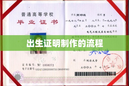 东源出生证明制作的流程