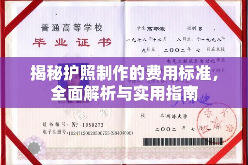 东源揭秘护照制作的费用标准，全面解析与实用指南
