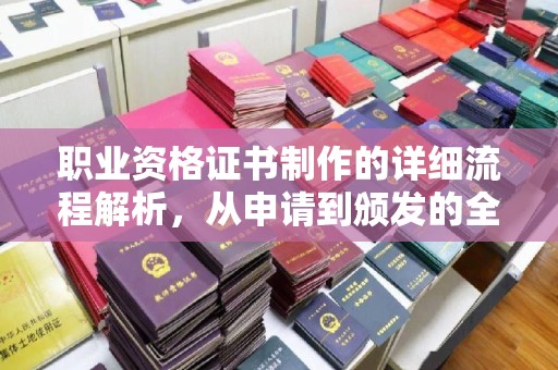 东源职业资格证书制作的详细流程解析，从申请到颁发的全方位指南