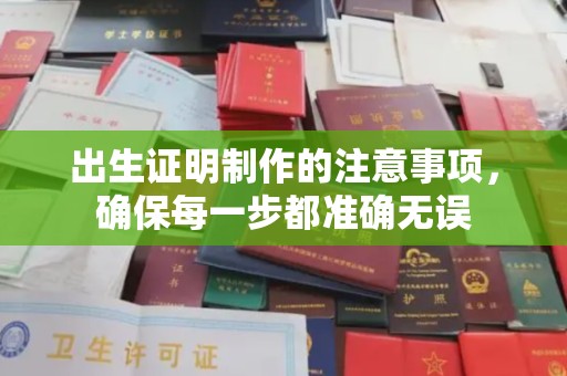 东源出生证明制作的注意事项，确保每一步都准确无误