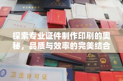 东源探索专业证件制作印刷的奥秘，品质与效率的完美结合