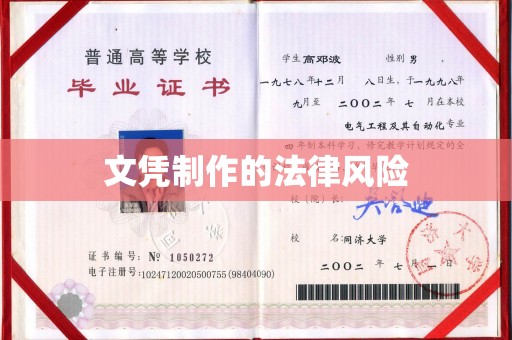 东源文凭制作的法律风险